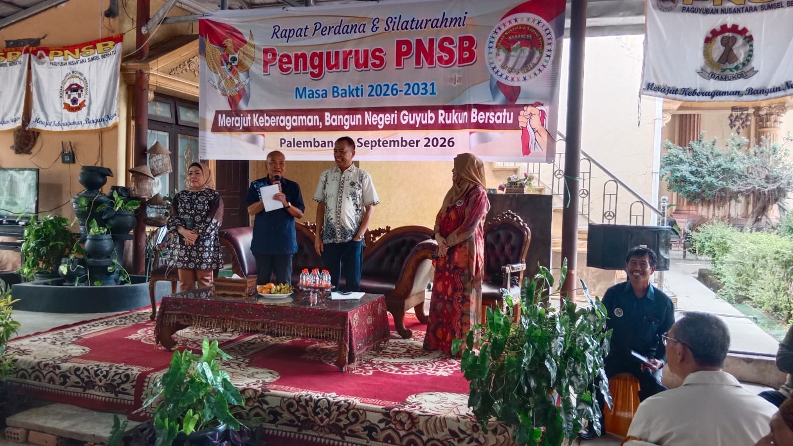 PNSB Sumsel Sukses Gelar Rapat Perdana, Nazzarudin: Siap Wujudkan Sumsel Damai Tanpa Konflik