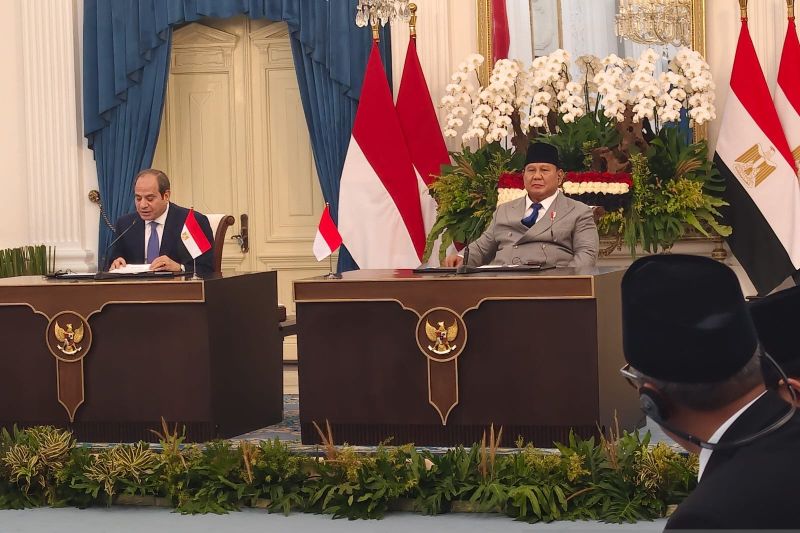RI dan Mesir Tandatangani MoU Bidang Diplomatik dan Kelautan