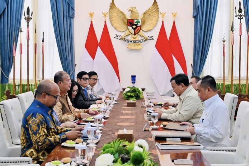 Prabowo Terima Tim Perumus UU Satu Data, Tekankan Kedaulatan Data