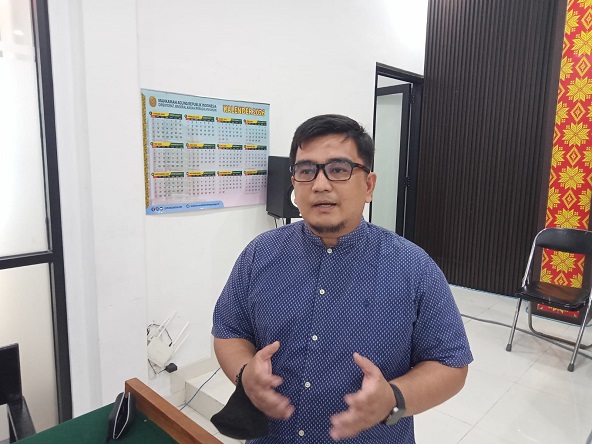 Jaksa Penuntut Umum (JPU) Komisi Pemberantasan Korupsi (KPK), Rikhi Benindo Maghaz. (Foto-Dedy/LensaSN)