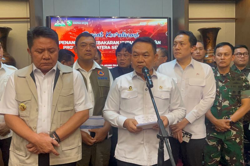 Menko Polkam Tekankan Lima Prioritas Penanganan Karhutla di Sumsel