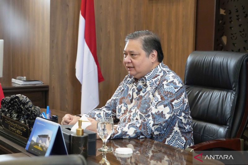Menteri Koordinator Bidang Perekonomian Airlangga Hartarto, Jakarta, Senin (19/10/2026). (Foto-ANTARA/HO-Kementerian Koordinator Bidang Perekonomian)