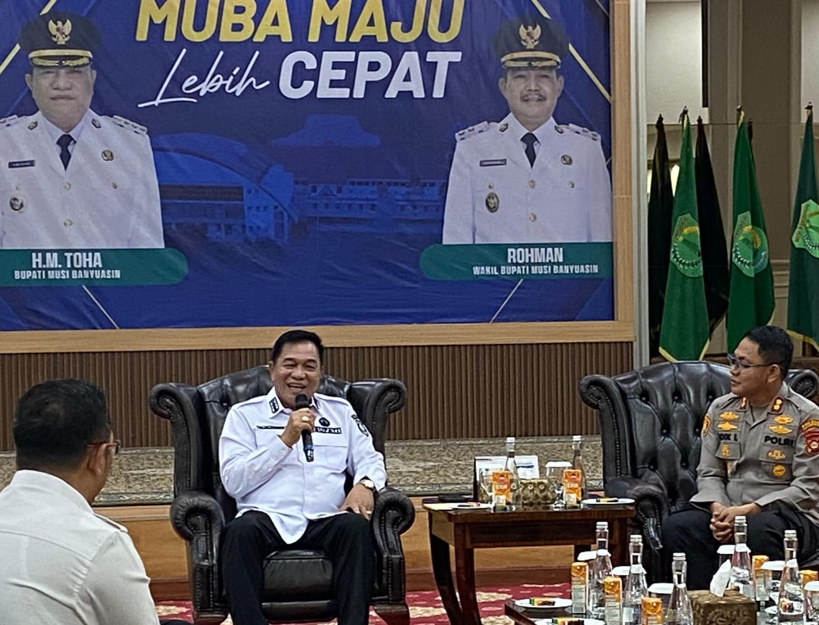 Bupati Toha Siap Bersinergi dengan Polres Muba Kawal Kamtibmas dan Legalitas Sumur Minyak