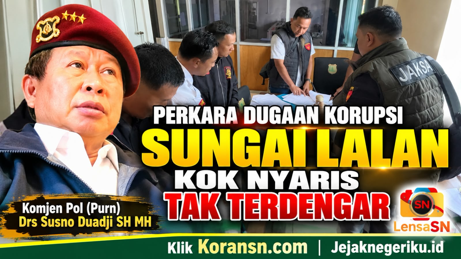 Tokoh Masyarakat Sumsel yang juga mantan Kabareskrim Polri, Komjen Pol (Purn) Drs Susno Duadji SH MH. (Foto-LensaSN)