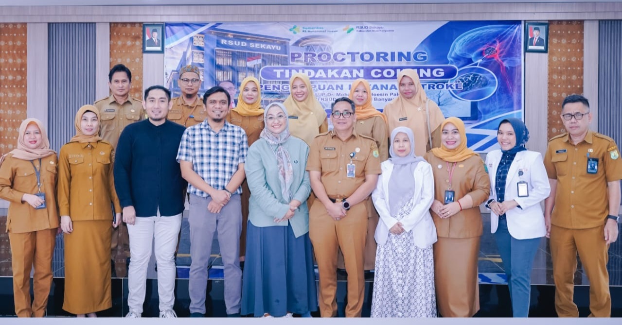 RSUD Sekayu Ukir Sejarah! Pertama di Sumbagsel Gelar Proctoring Tindakan Coiling Stroke