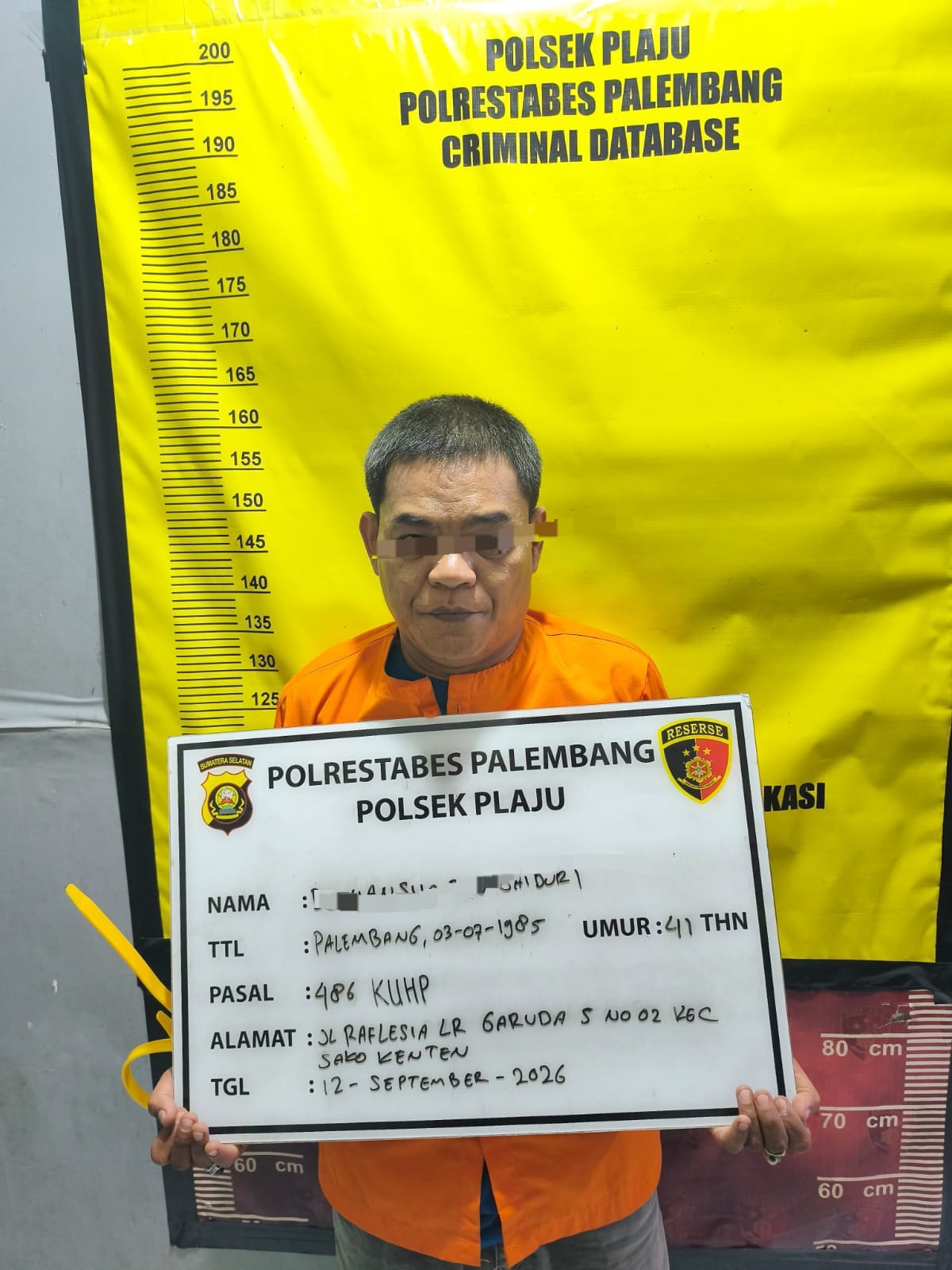 Gelapkan Mobil Milik Ibu Kandung, Pelaku di Palembang Ditangkap di Banyuasin