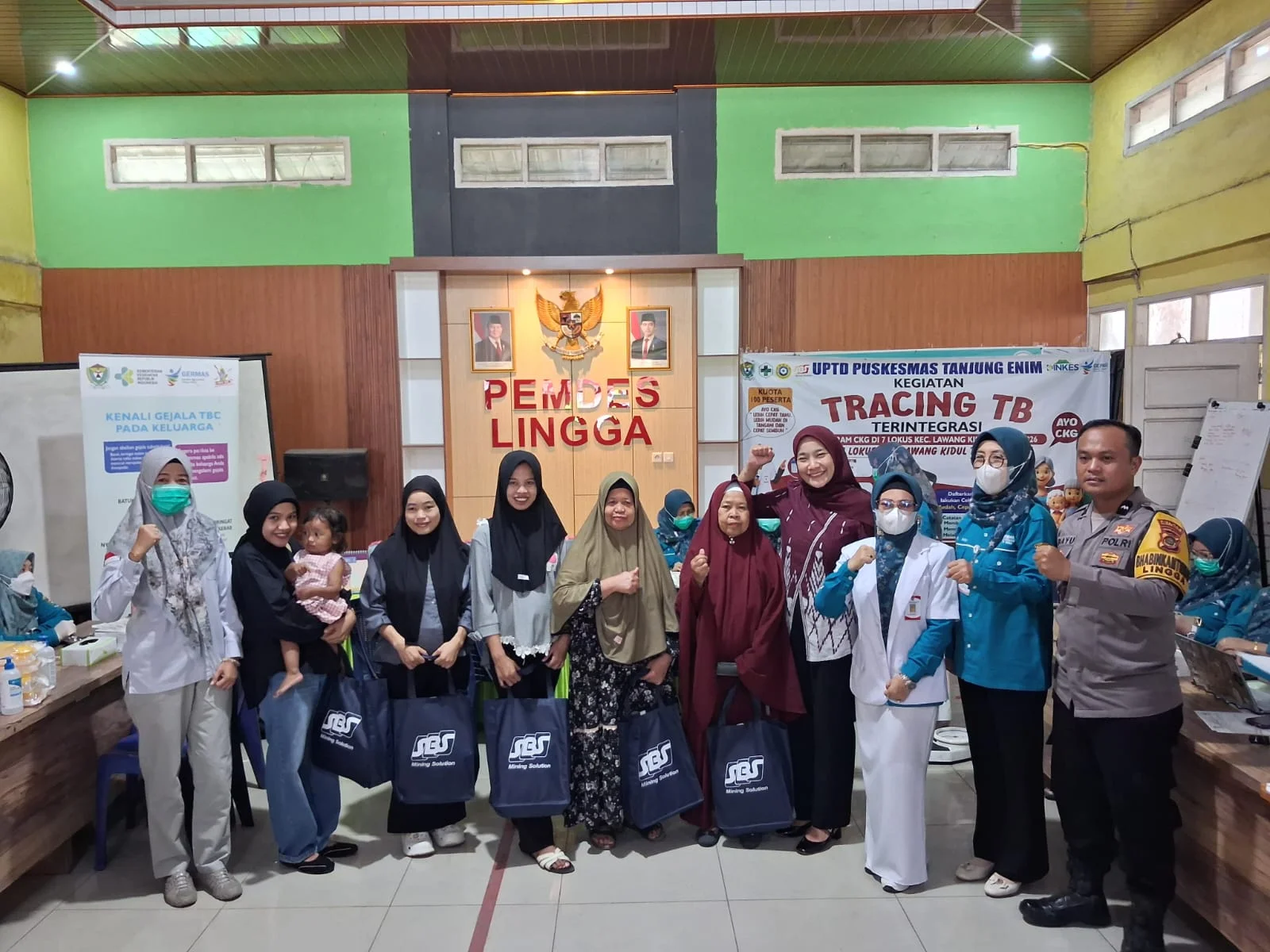 PT SBS Komitmen Tingkatkan Kesehatan Masyarakat, Gelar Skrining TBC Bagi 100 Warga